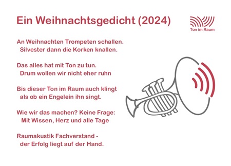 Weihnachtsgedicht Akustik 2024